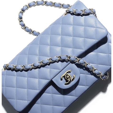 chanel bag blue price.